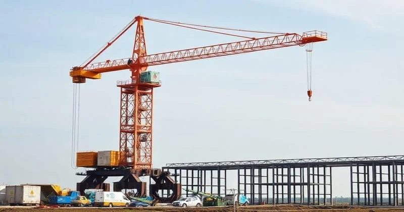 Aluguel de guindaste para construção