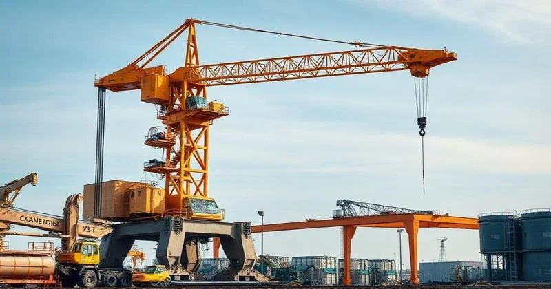 Guindaste para montagem industrial em São Paulo