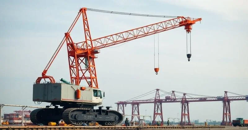 Guindaste para transporte de materiais pesados em São Paulo